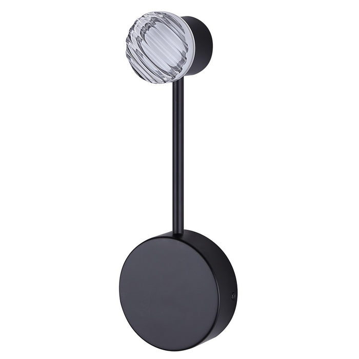 Canarm Vanya 1 Light Sconce, Black