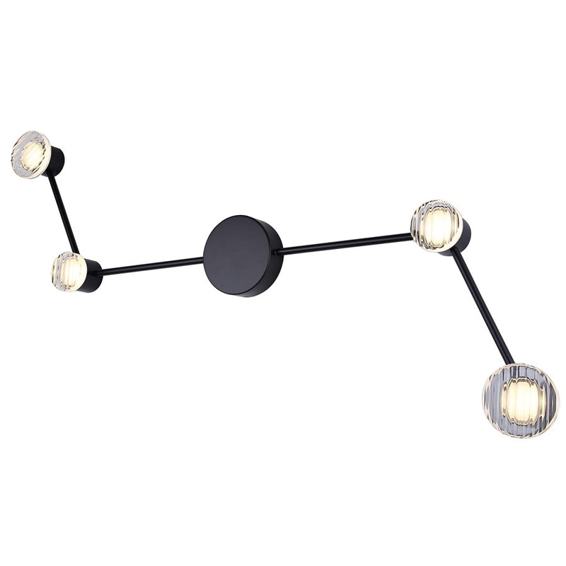 Canarm Vanya 4 Light LED Sconce, Black