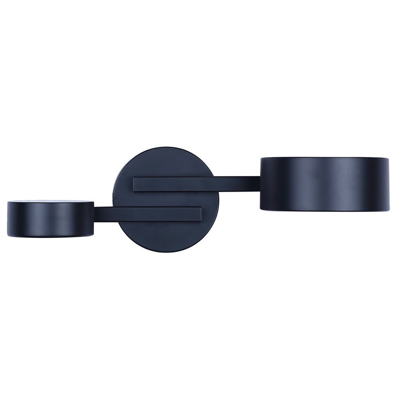 Canarm Montgomery 2 Light Sconce, Black
