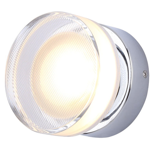 Canarm Benni 1 Light Wall Light, Chrome/Acrylic - LWL296A05CH