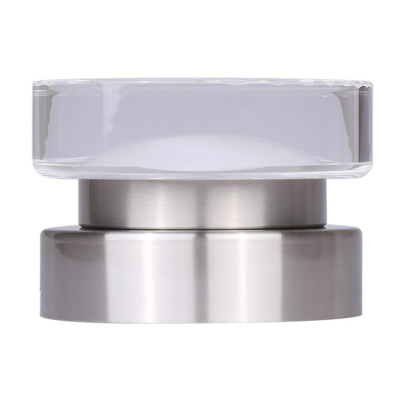 Canarm Benni 5in 1-Light Wall Sconce | Modern Brushed Nickel and Acrylic | Hallway & Bathroom | 5 x 5 x 3 in | Model LWL297A05BN