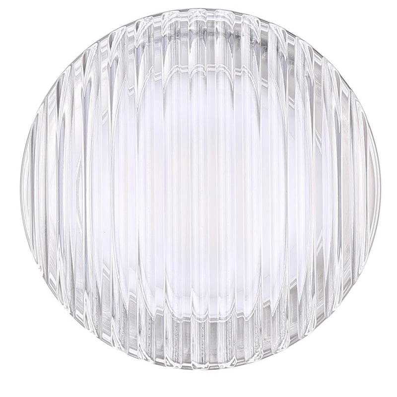 Canarm Benni 5in 1-Light Wall Sconce | Modern Brushed Nickel and Acrylic | Hallway & Bathroom | 5 x 5 x 3 in | Model LWL297A05BN