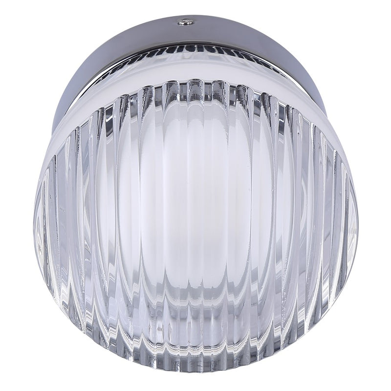 Canarm Benni 5in 1-Light Wall Sconce | Modern Chrome and Acrylic | Hallway & Bathroom | 5 x 5 x 3 in | Model LWL297A05CH