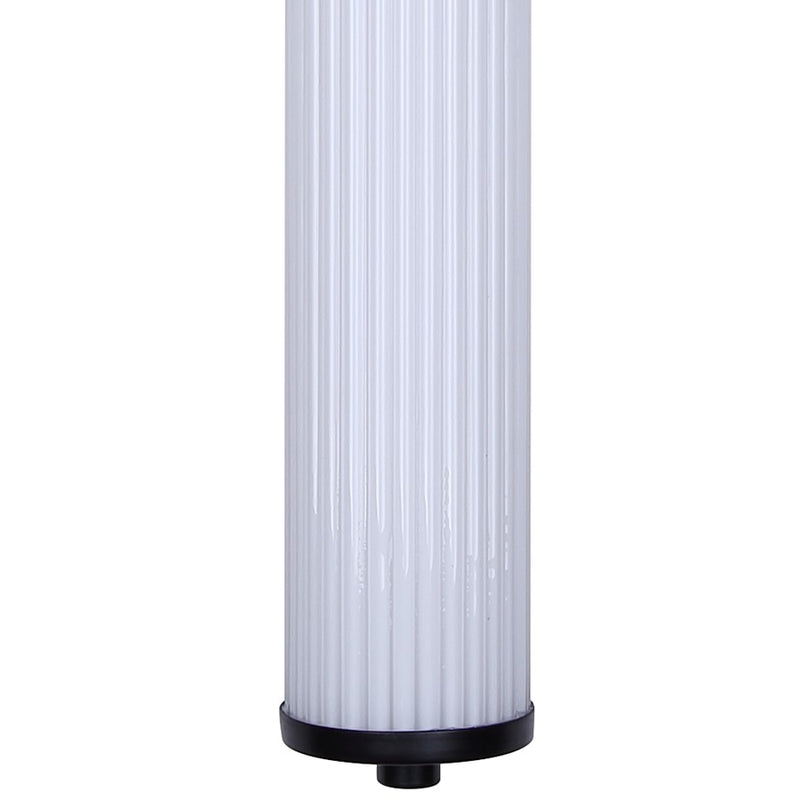 Canarm Ozzy 1 Light Sconce, Black/Glossy White