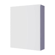 Canarm 20in Round Medicine Cabinet | Matte Glass White Finish | Bathroom Storage & Vanity Mirror | Model MC105A2028WNW