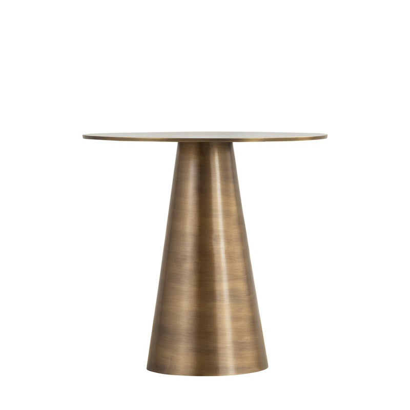 Canarm Sona Side Table, Antique Brass