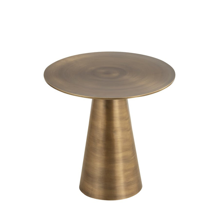 Canarm Sona Side Table, Antique Brass