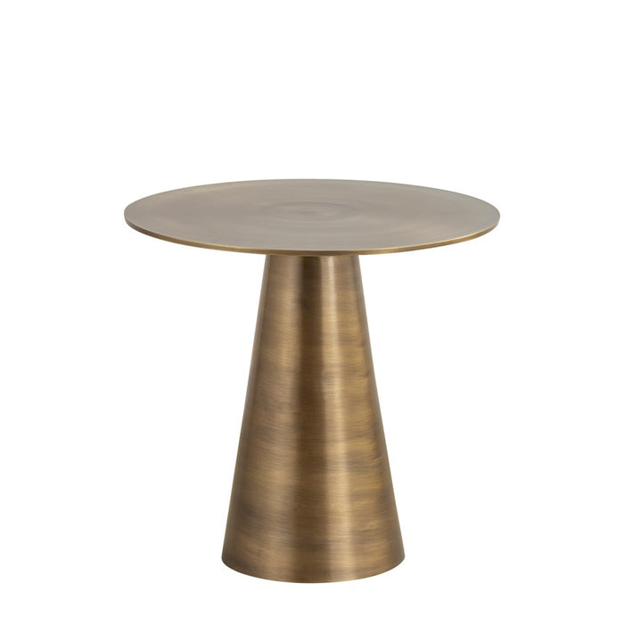 Canarm Sona Side Table, Antique Brass