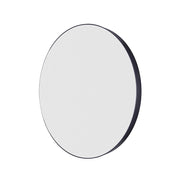 Canarm Carson 32in Round Wall Mirror | Matte Black Metal Frame | Bathroom & Entryway | 32 x 2 in | Model R7MBK32