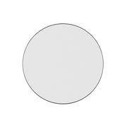 Canarm Carson 32in Round Wall Mirror | Matte Black Metal Frame | Bathroom & Entryway | 32 x 2 in | Model R7MBK32