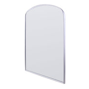 Canarm Gilly 20in Arched Mirror | Matte Brushed Nickel Metal Frame | Entryway & Bathroom Accent | 20 x 1.5 x 32 in | Model RT21BN2032