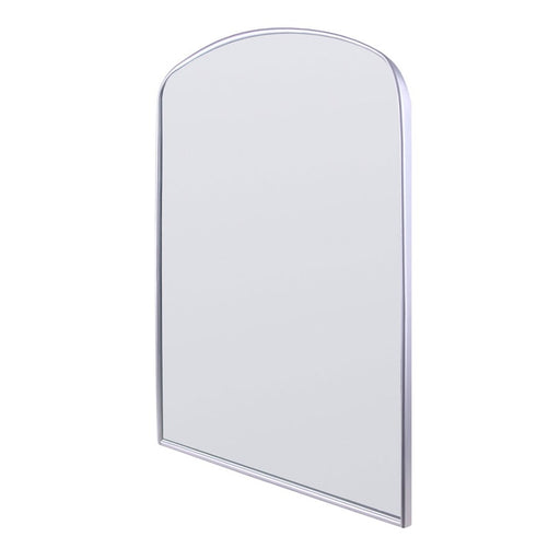 Canarm Gilly 20in Arched Mirror | Matte Brushed Nickel Metal Frame | Entryway & Bathroom Accent | 20 x 1.5 x 32 in | Model RT21BN2032