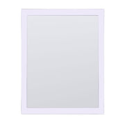 Canarm Bishop 36in Rectangular Wall Mirror | Chrome Metal Frame | Bathroom & Entryway Accent | 36 x 28 x 1 in, Vertical Mount | Model RT2CH2432