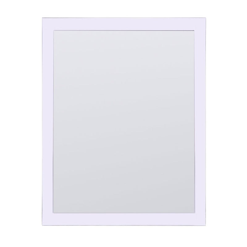 Canarm Bishop 36in Rectangular Wall Mirror | Chrome Metal Frame | Bathroom & Entryway Accent | 36 x 28 x 1 in, Vertical Mount | Model RT2CH2432
