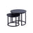 Canarm Kaala 21 X 21" Table Set, Black