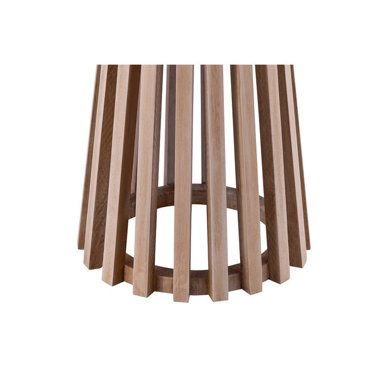 Canarm Lenan 22in Oak Coffee Table | Solid Wood Open Slat | Living Room & Bedroom Accent | 15.75 x 15.75 x 22.875 in | Model SC-104