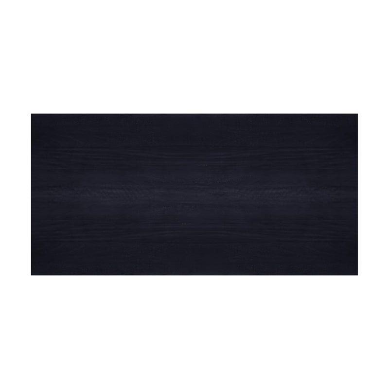 Canarm Mez 49in Black Iron Coffee Table | Modern Ribbed Design with Hidden Storage | Living Room & Office | 48.75 x 23.5 x 18 in | Model SC-105