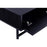 Canarm Mez 49X24" Coffee Table, Black