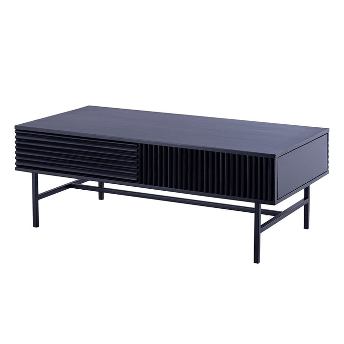 Canarm Mez 49X24" Coffee Table, Black