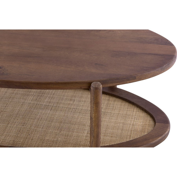 Canarm Garam 47 X 23.5" Coffee Table, Walnut