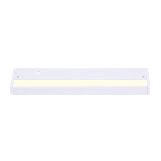 Canarm UCL 10in LED Undercabinet Light | White Finish | Kitchen & Workspace Task Light | 10 x 3 x 1 in | Model UCL-18-10WT