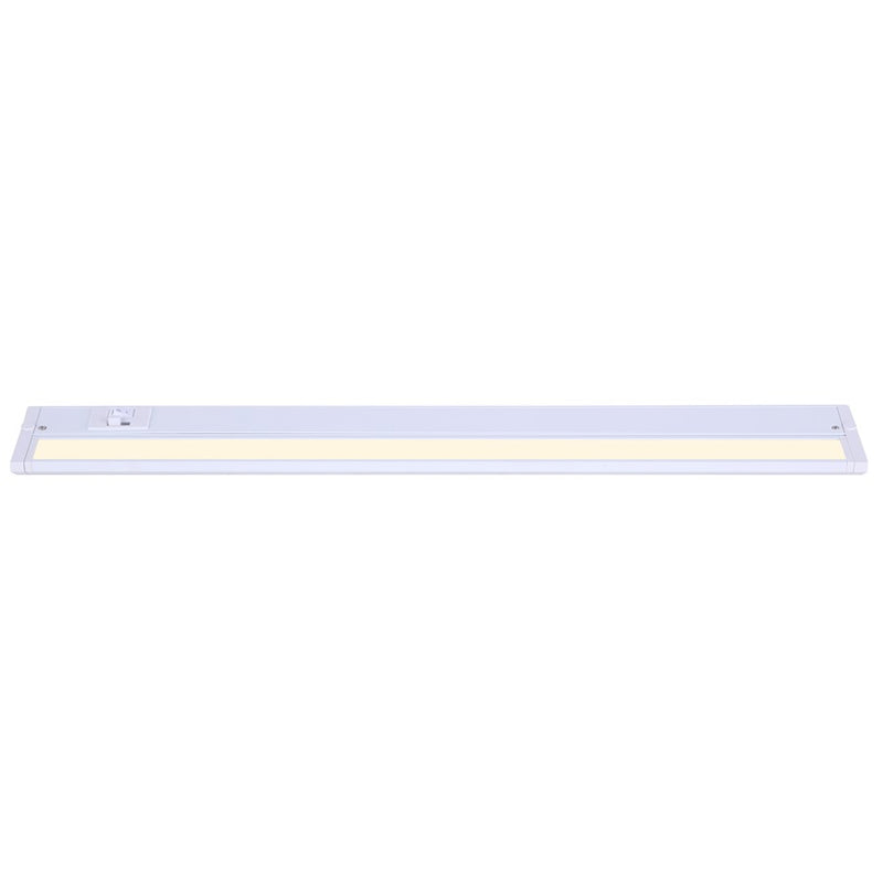 Canarm UCL 20in LED Undercabinet Light | Matte White Finish | Kitchen & Workspace Task Light | 20 x 3 x 44259 in | Model UCL-54-20WH