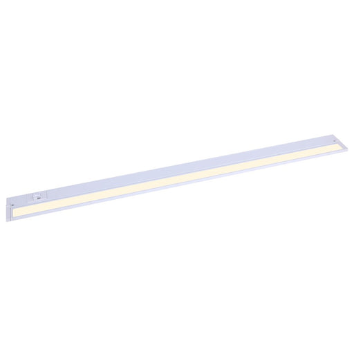 Canarm 30in 1-Light Undercabinet Light | Matte White LED | Kitchen & Workbench Task Lighting | 30 x 3 x 2.75 in | Model UCL-54-30WH