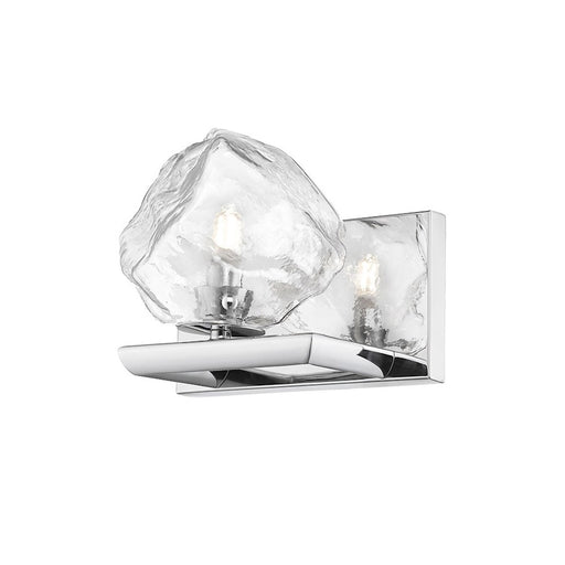 Canarm Rockport 1-Light Vanity Light | Chrome Finish | Bathroom & Powder Room | 8 x 8 x 7 in | Model W0488-01CH