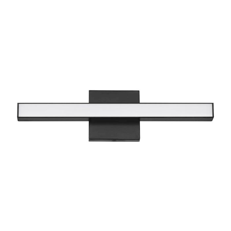 Craftmade Trim 1 Light 18" LED Vanity, Black/Frost Acrylic