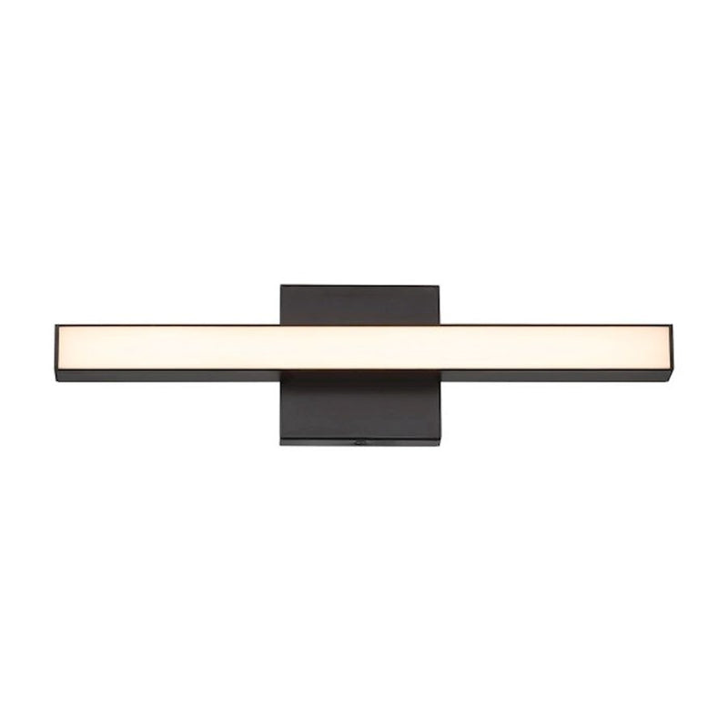 Craftmade Trim 1 Light 18" LED Vanity, Black/Frost Acrylic