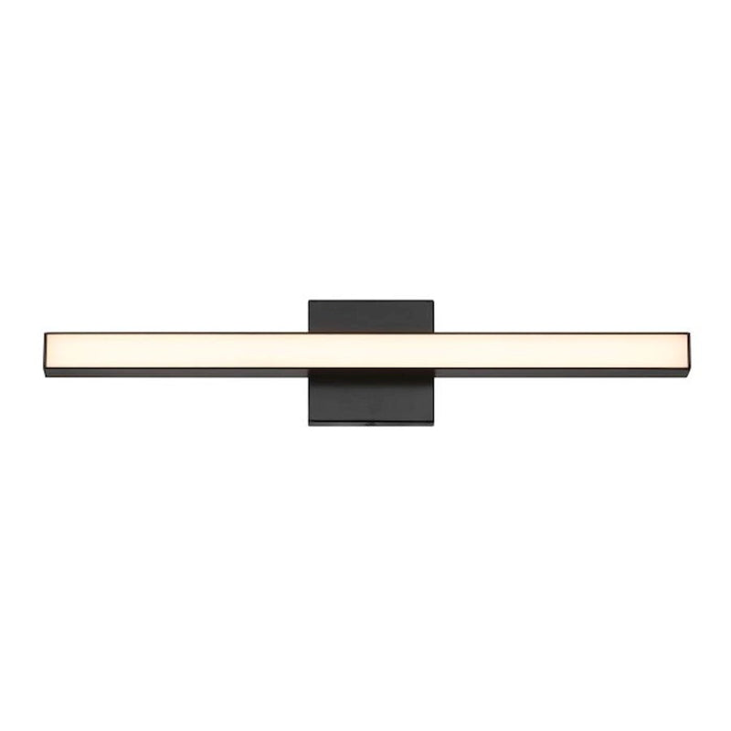 Craftmade Trim 1 Light 24" LED Vanity, Black/Frost Acrylic