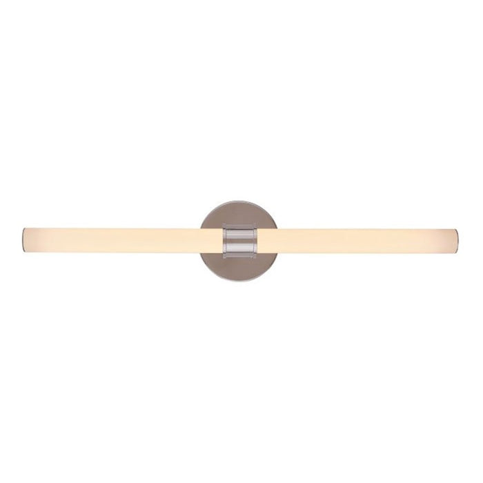 Craftmade Alina 1 Light LED Vanity, Chrome/White Opal - 20124CH-LED