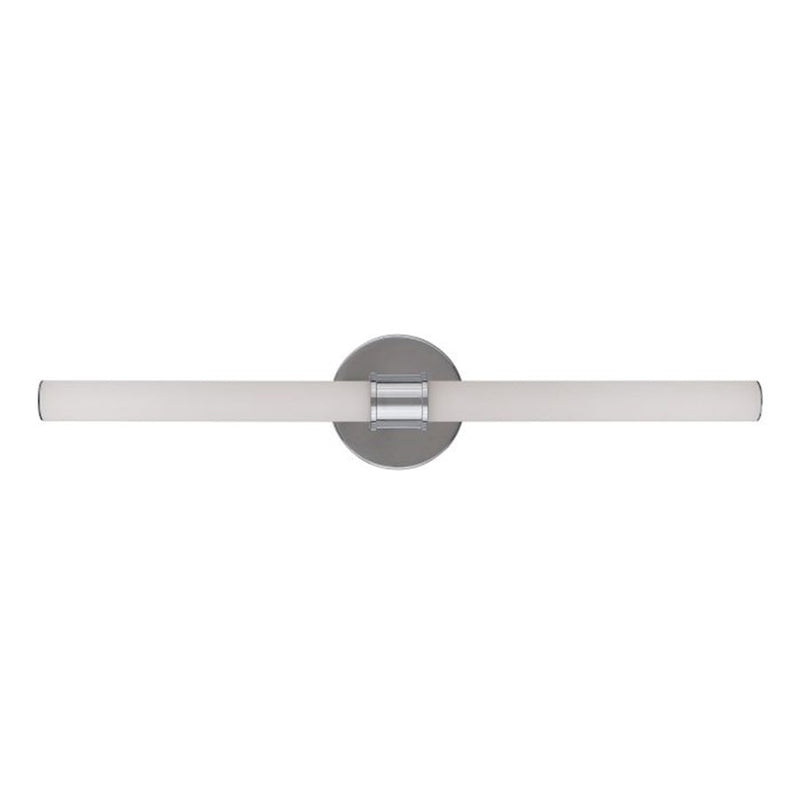 Craftmade Alina 1 Light LED Vanity, Chrome/White Opal