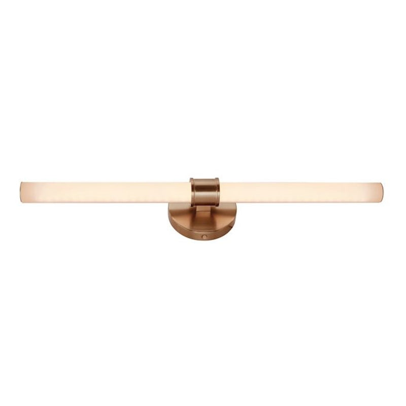 Craftmade Alina 1 Light LED Vanity, Brass/White Opal