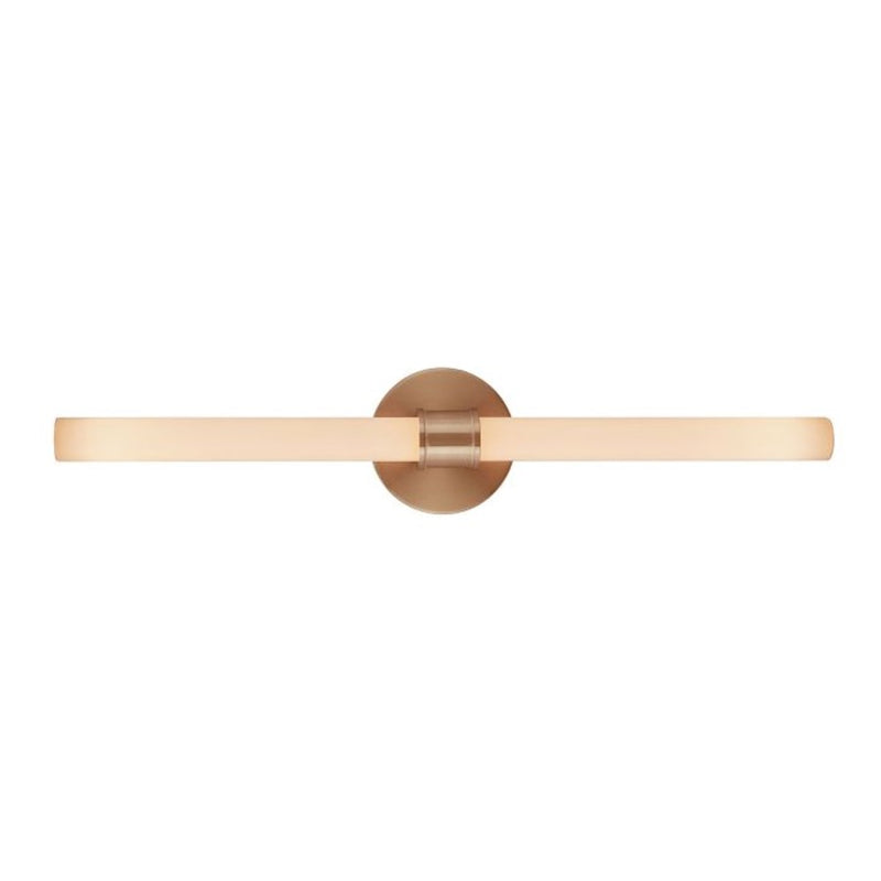 Craftmade Alina 1 Light LED Vanity, Brass/White Opal