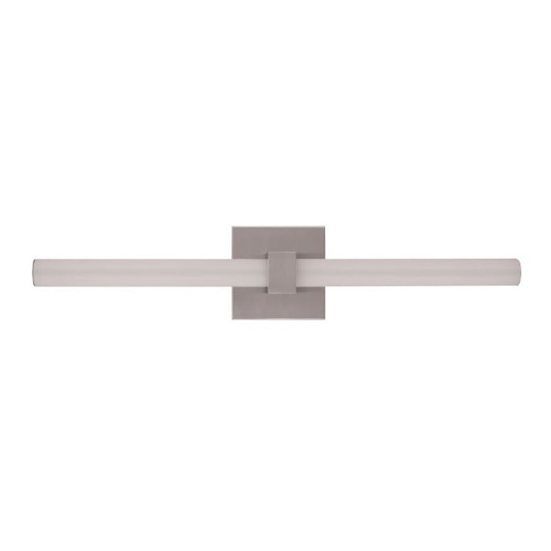 Craftmade Linear 1 Light LED Vanity, Nickel/White Opal