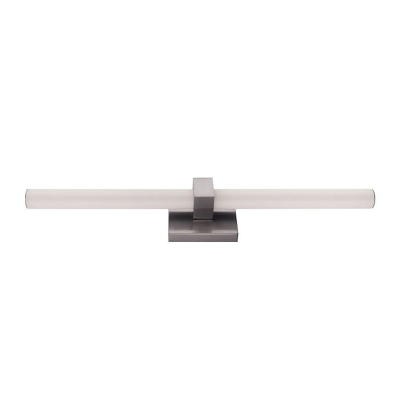 Craftmade Linear 1 Light LED Vanity, Nickel/White Opal