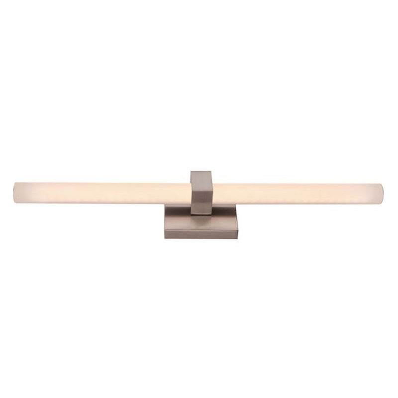 Craftmade Linear 1 Light LED Vanity, Nickel/White Opal