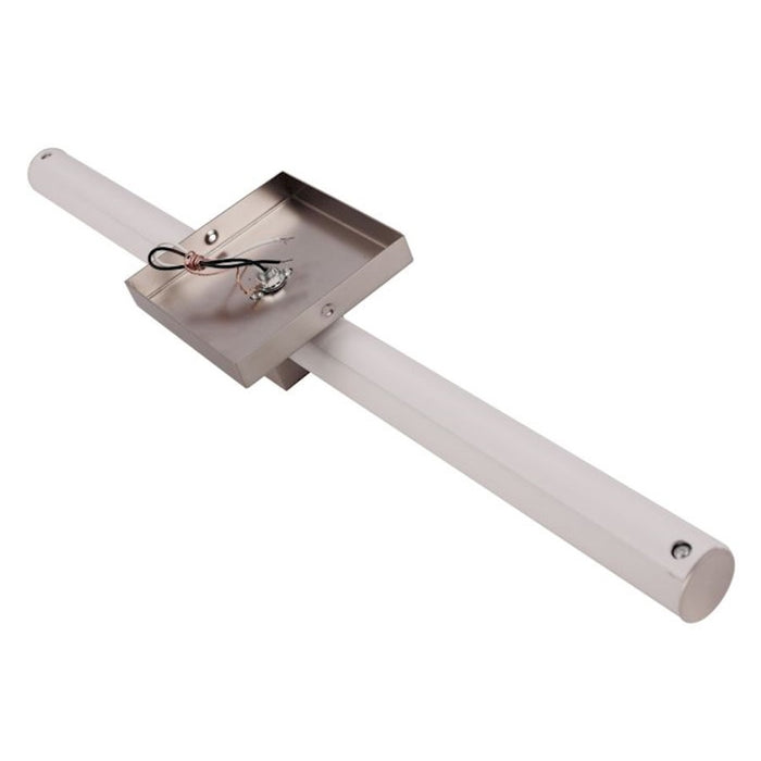 Craftmade Linear 1 Light LED Vanity, Nickel/White Opal