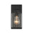 Craftmade Clark 1 Light Wall Sconce, Black/Clear