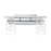 Craftmade Clark 2 Light Vanity, Chrome/Clear