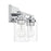 Craftmade Clark 2 Light Vanity, Chrome/Clear