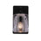Craftmade Andie 1 Light Wall Sconce, Flat Black/Clear