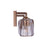Craftmade Andie 2 Light Vanity, Satin Brass/Clear