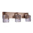 Craftmade Andie 3 Light Vanity, Satin Brass/Clear - 20624SB3