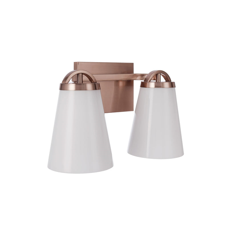 Craftmade Zane 2 Lt Vanity, Premium Bronze
