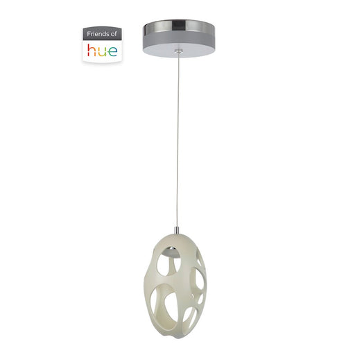 Craftmade Ovale 1 Light LED Mini Pendant White