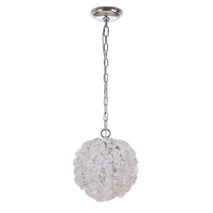 Craftmade Roxx 1 Light Pendant, Chrome