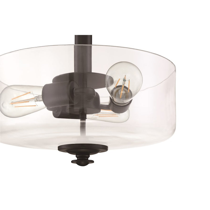 Craftmade Dardyn 3 Light Convertible Semi Flush Pendant