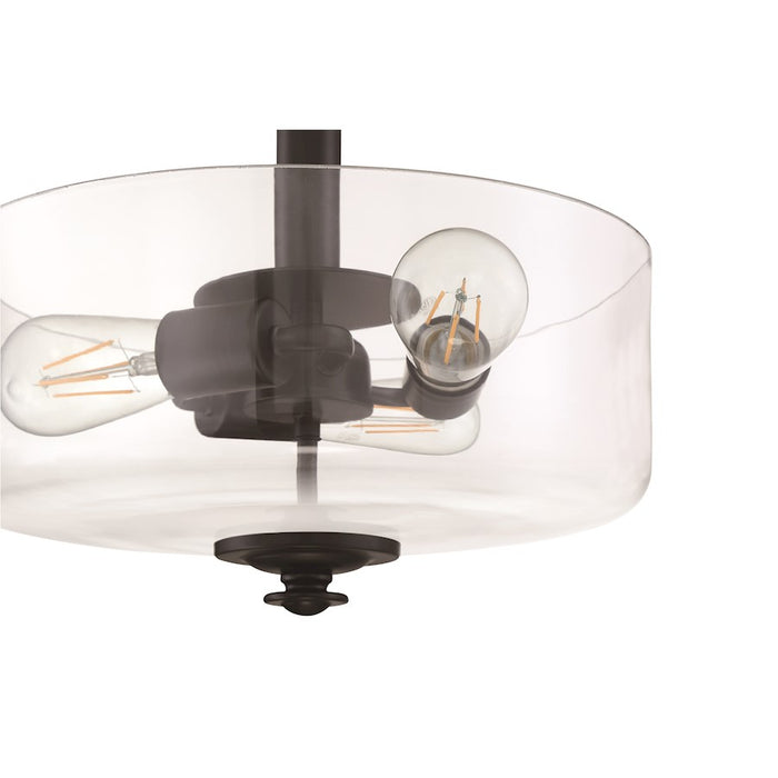 Craftmade Dardyn 3 Light Convertible Semi Flush Pendant